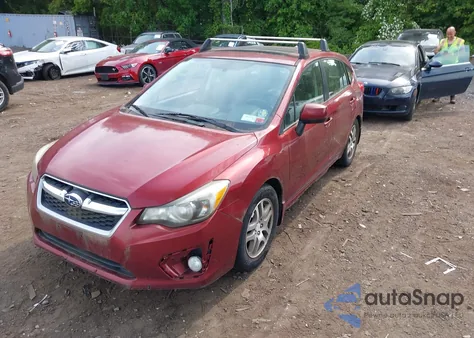 2012 Subaru Impreza 2.0I Premium from USA, damaged, VIN JF1GPAD69CG221659